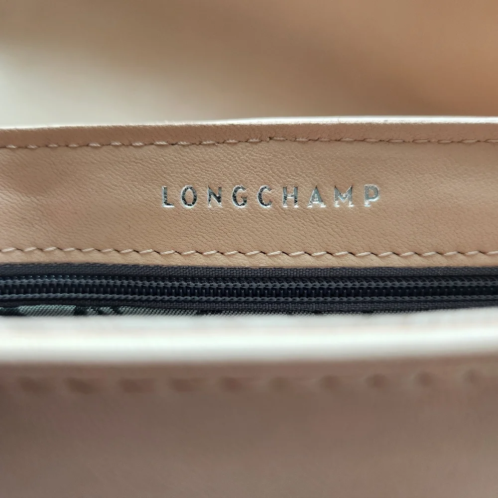Longchamp Leathet Saddle Crossbody Bag in Blush Pink, Brand New - Picture 8 of 13